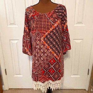 Adara Cotton Boho Tunic, SIze XL